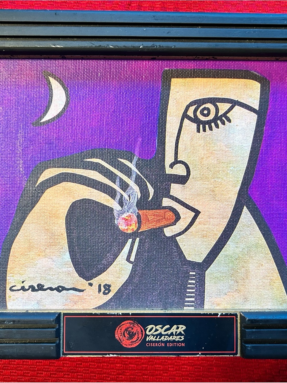 Oscar Valladares Cigar Box